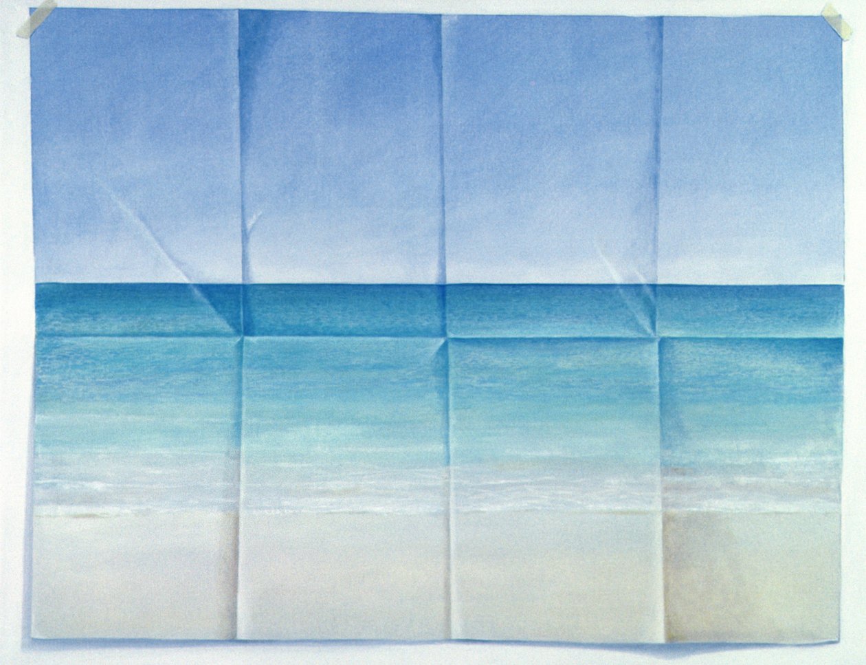 Deniz manzarası, 1984 (tuval üzerine akrilik) by Lincoln Seligman