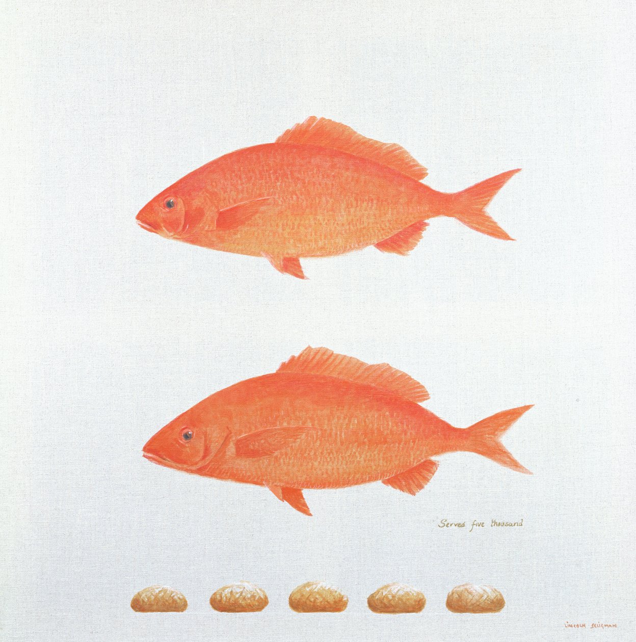 Beş Bin Kişilik, 2005 (akrilik) by Lincoln Seligman