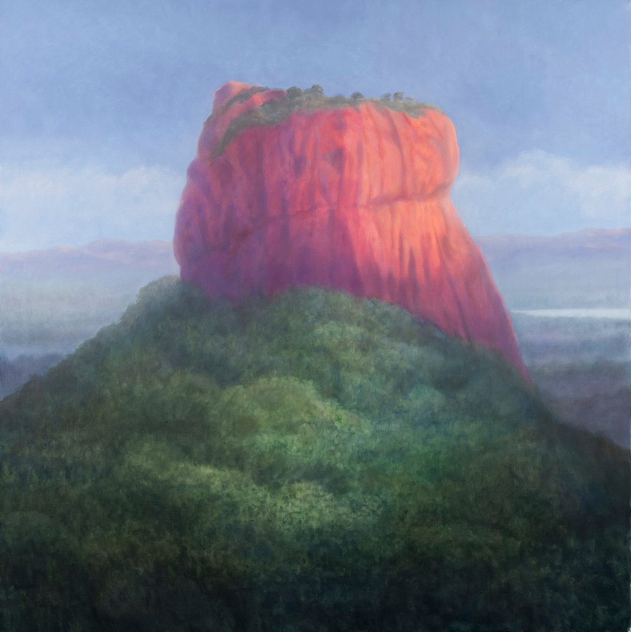 Sigiriya IN, Sri Lanka, 2012 (tuval üzerine akrilik) by Lincoln Seligman
