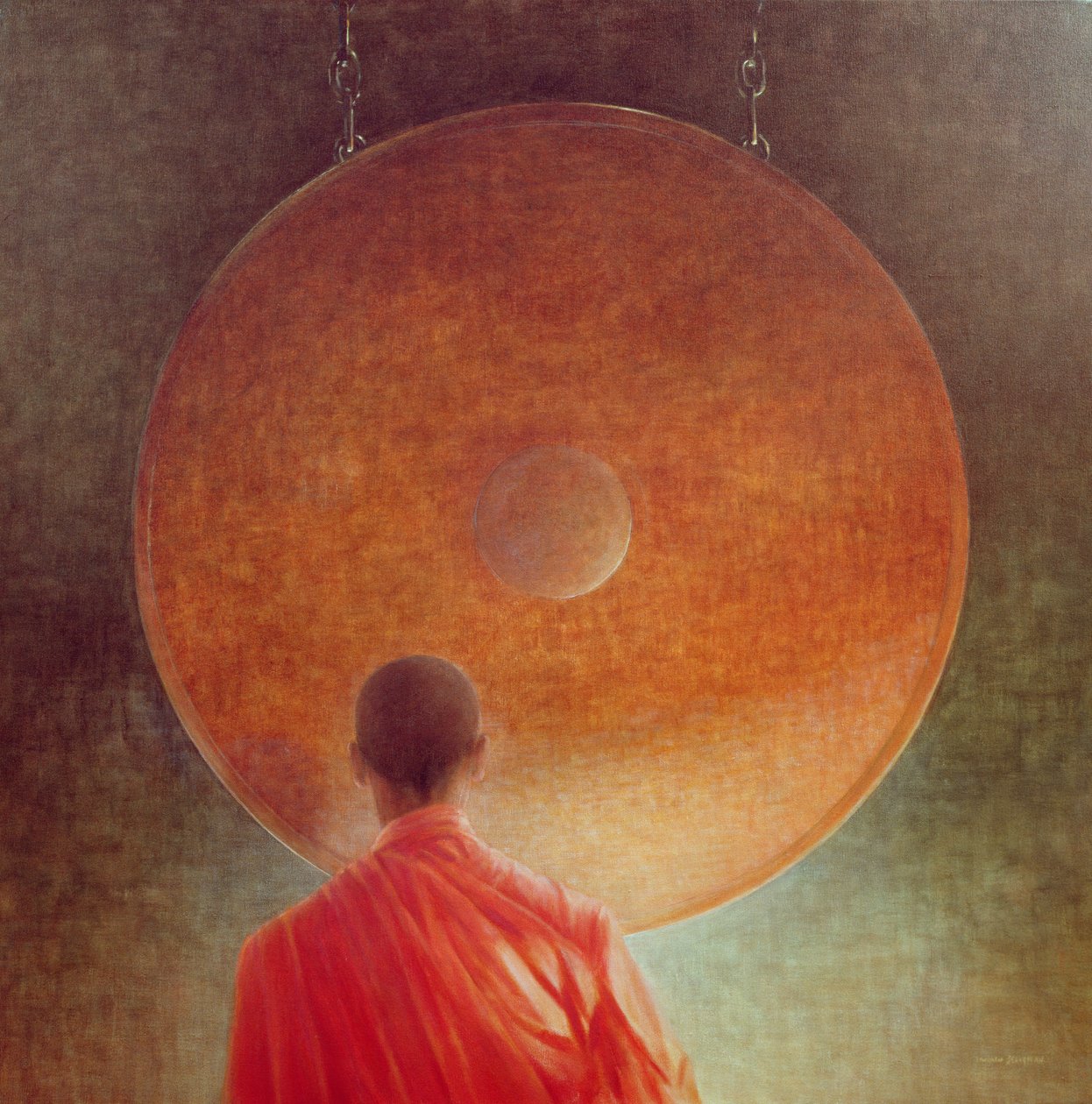 Gong ile Genç Keşiş by Lincoln Seligman