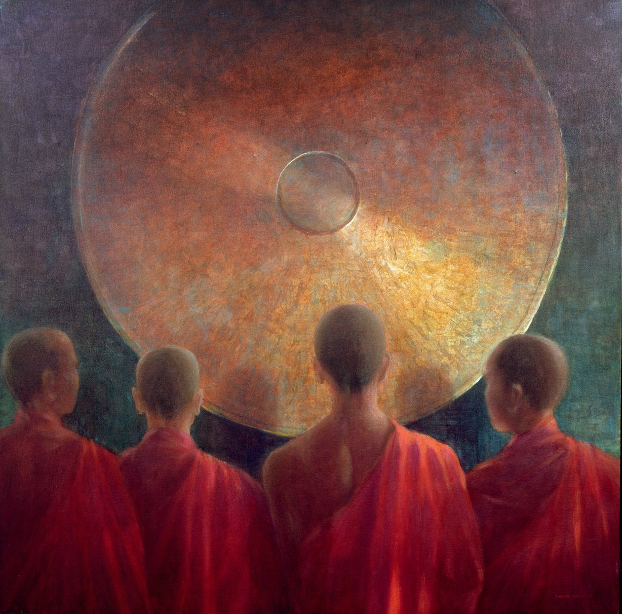 Gong ile Genç Rahipler by Lincoln Seligman