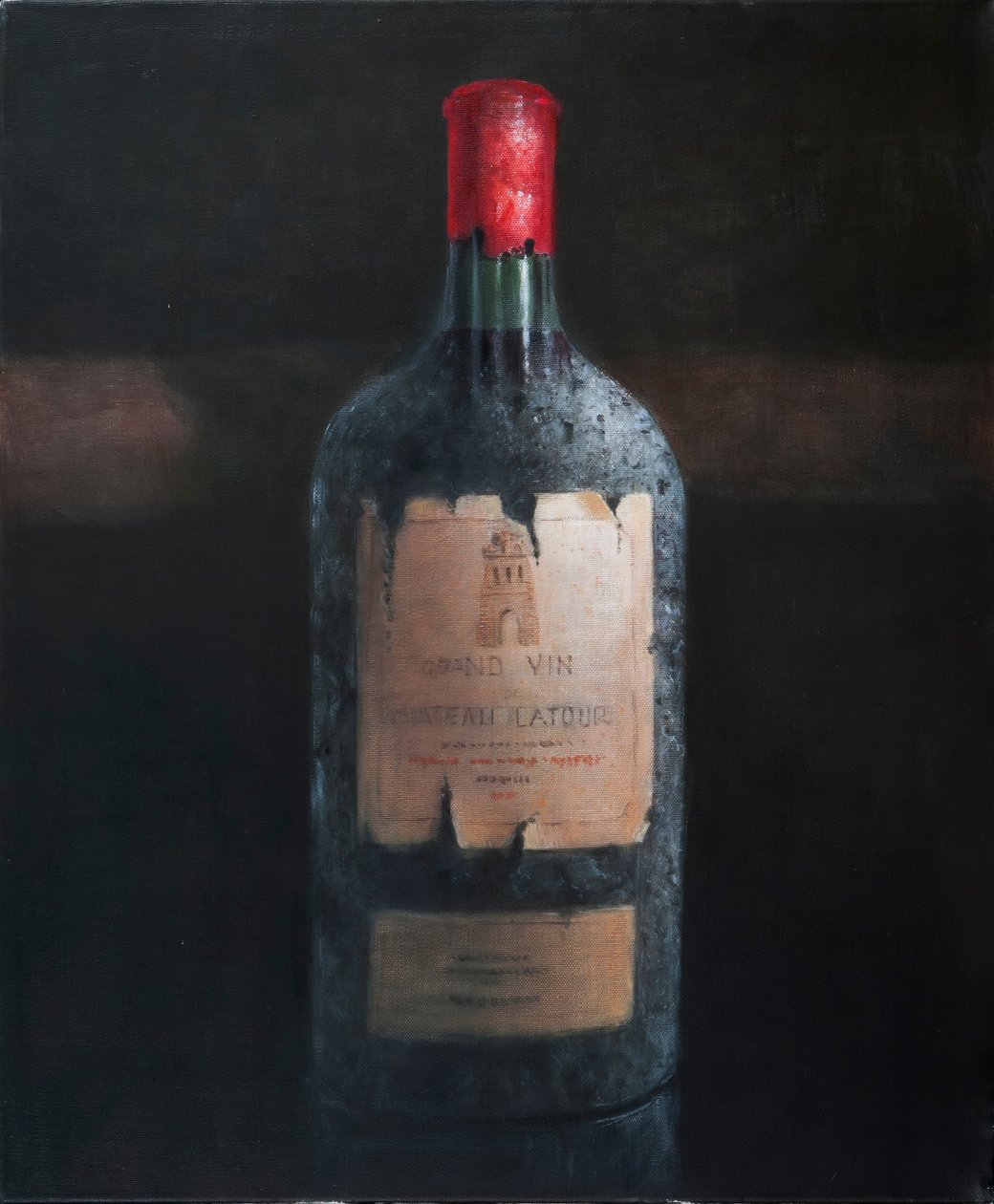 Chateau Latour, 2012 (tuval üzerine akrilik) by Lincoln Seligman