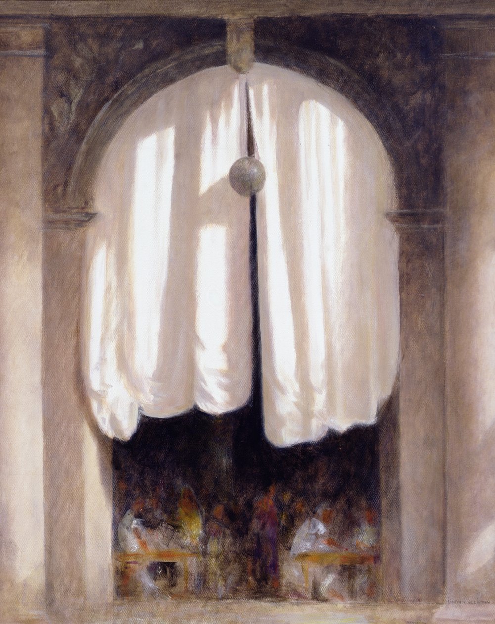 Florians, Venedik (2) 2005 (akrilik) (ayrıca bkz. 244084) by Lincoln Seligman