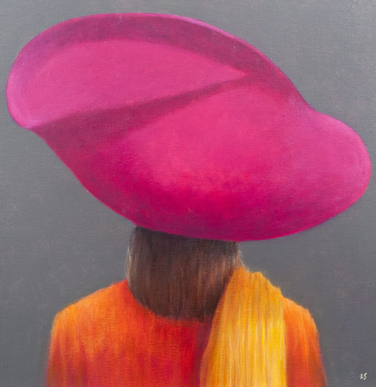 Eflatun Şapka, Safran Ceket, 2014 by Lincoln Seligman
