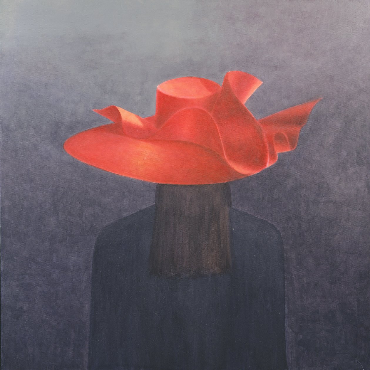Red Hat, 2004 (tuval üzerine akrilik) by Lincoln Seligman