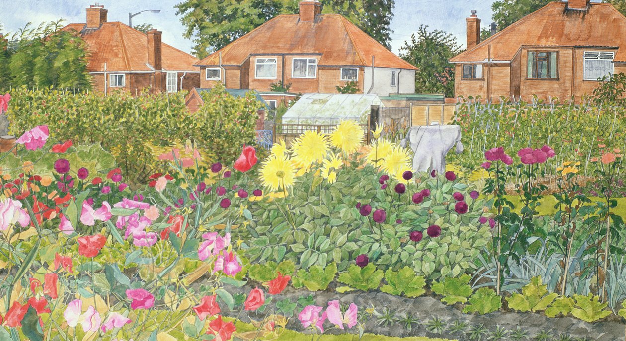 Tahsisler ve Dahlias by Linda Benton