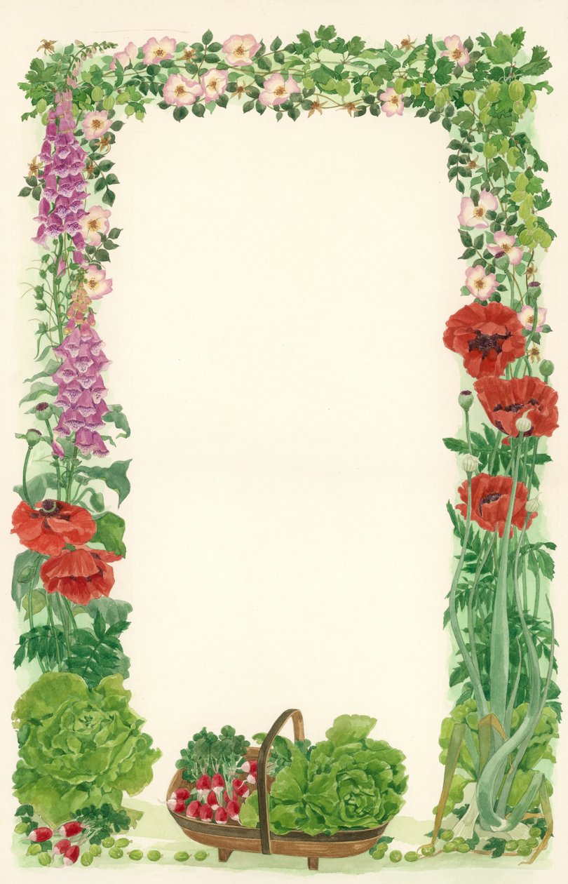 Haziran 1993 (kağıt üzerinde wc) by Linda Benton