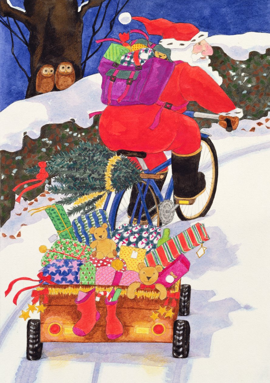 Noel Baba Bisikleti by Linda Benton