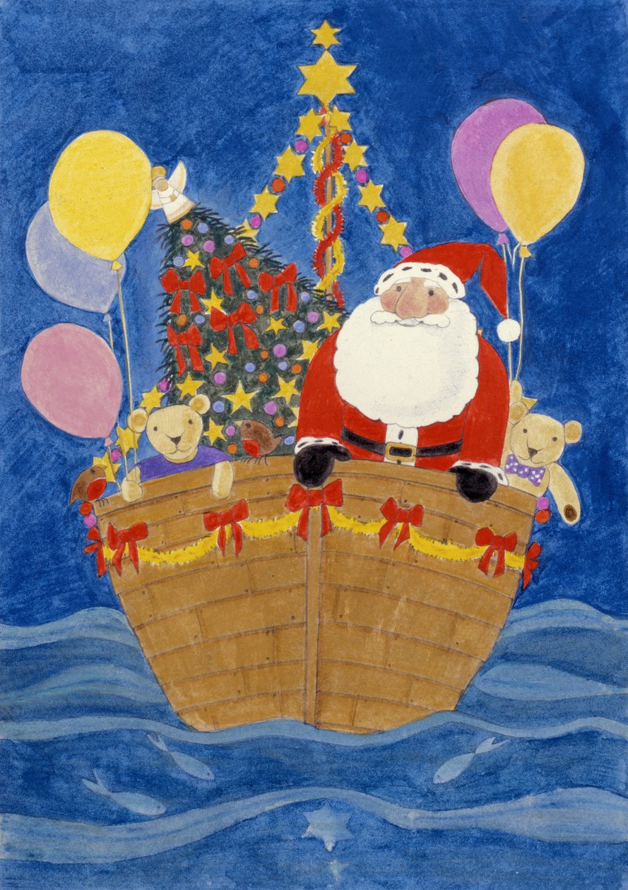 Noel Baba Teknesi by Linda Benton
