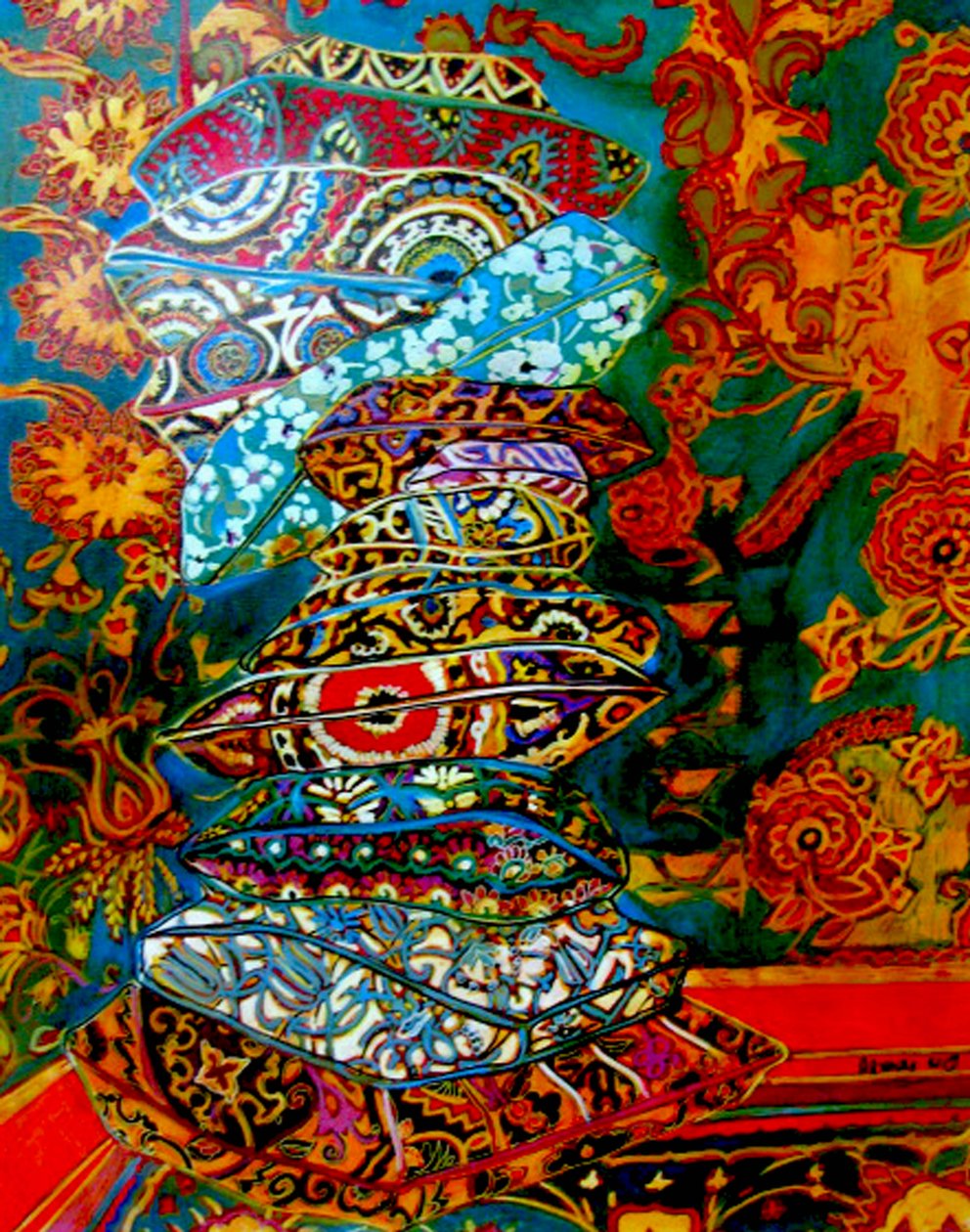 Yastık Yığını, 2013 (karışık teknik) by linda arthurs