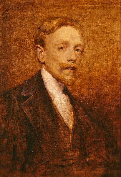 Kendi portresi, 1900 by Lino Selvatico