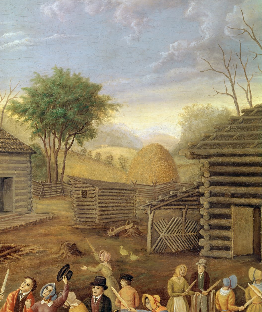 Linton park Keten Scutching Arı, 1885, detay by Linton Park
