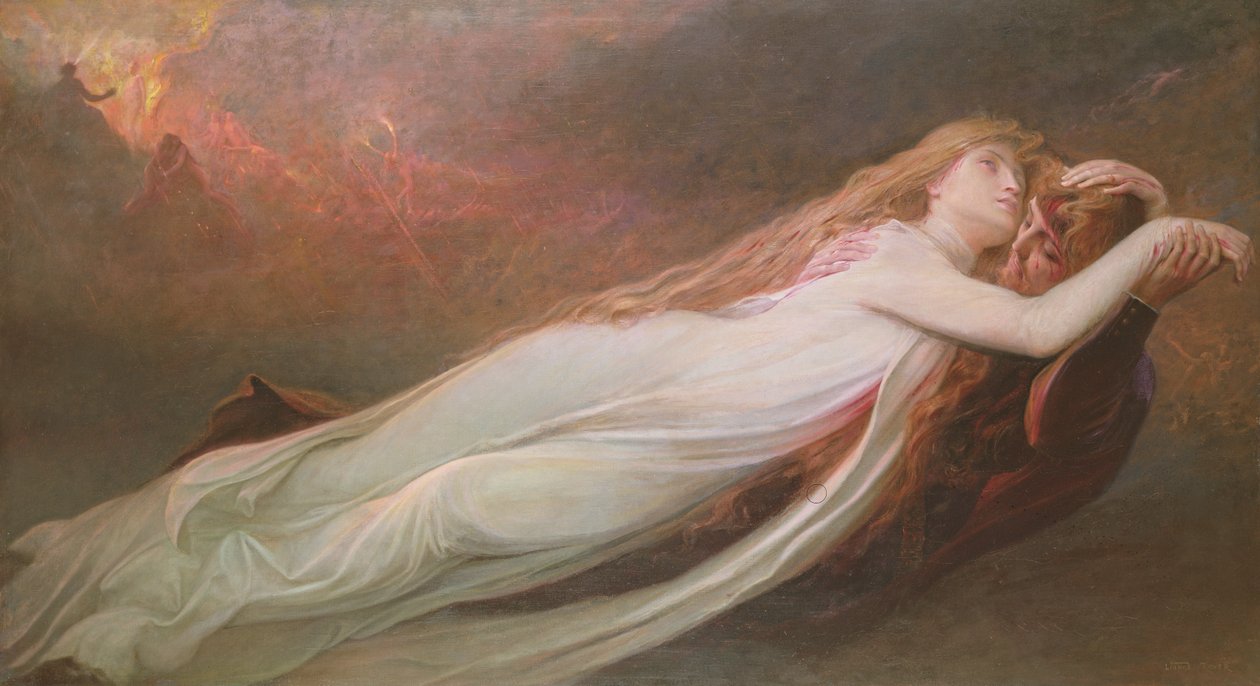 Francesca da Rimini ve Paolo Malatesta, 1890 dolayları by Lionel Noel Royer