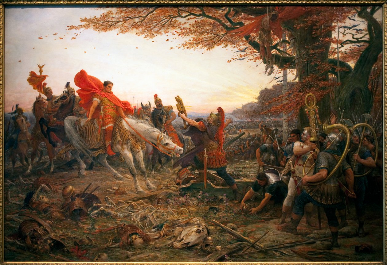 Varus Felaketinden Sonra Germanicus by Lionel Noel Royer