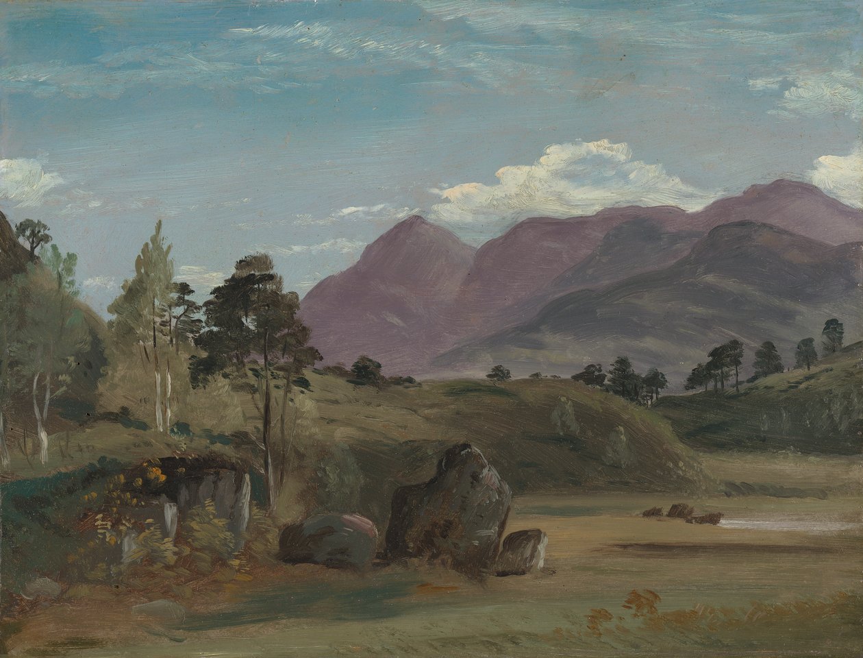 Dağ Manzarası, muhtemelen Göller Bölgesi'nde by Lionel Constable
