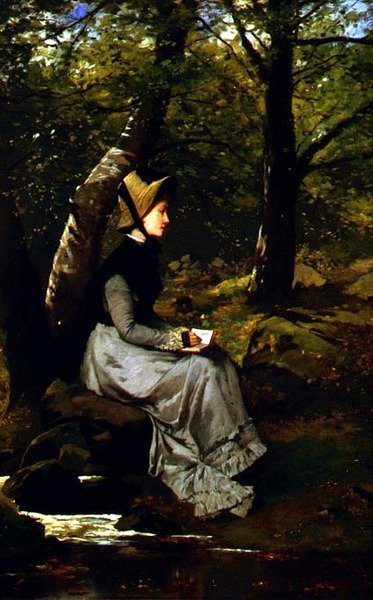 Düşünme zamanı (tuval üzerine yağlı boya) by Lionel J. Cowen