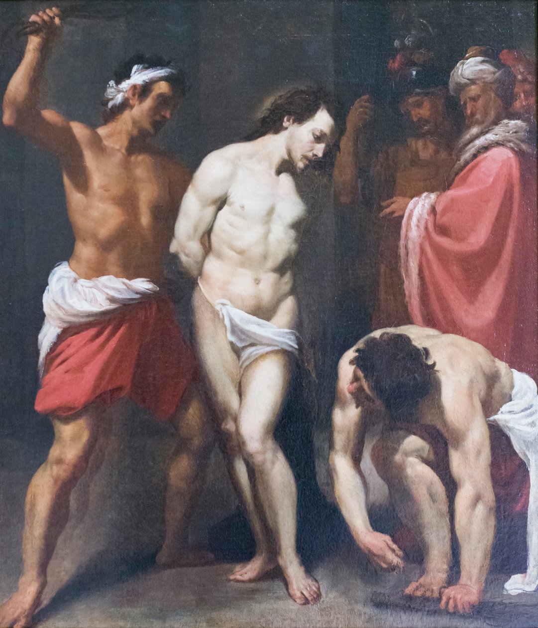 İsa'nın Kırbaçlanması, Leonello Spada (tuval üzerine yağlıboya) by Lionello Spada