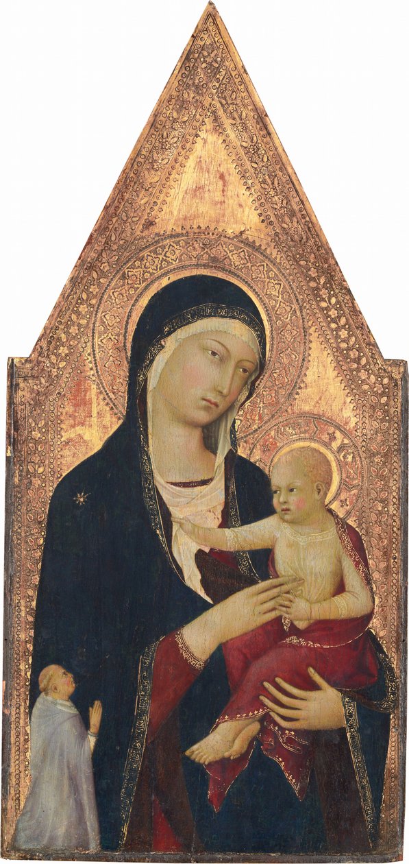 Madonna ve Donörlü Çocuk, 13251330. by Lippo Memmi