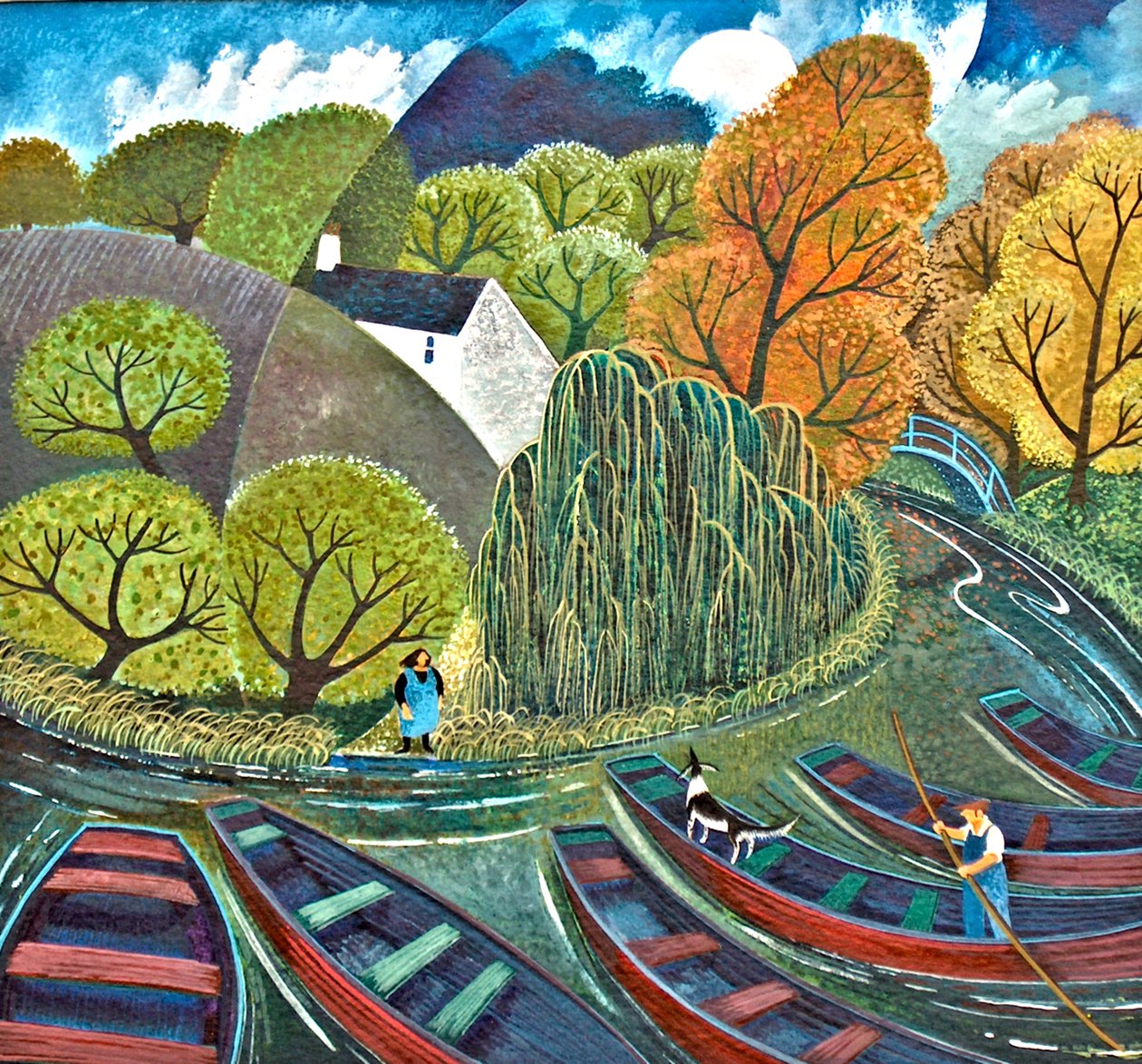 Rendezvous,2010,(kağıt üzerinde akrilik) by Lisa Graa Jensen