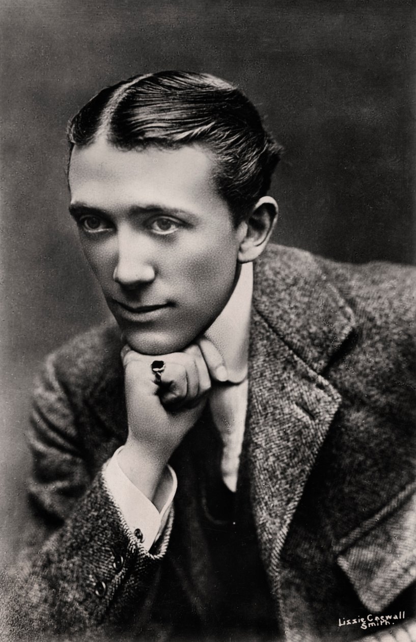 Gerald Du Maurier 1873-1934, İngiliz aktör ve tiyatro yöneticisi, 20. yüzyılın başlarında. by Lizzie Caswall Smith