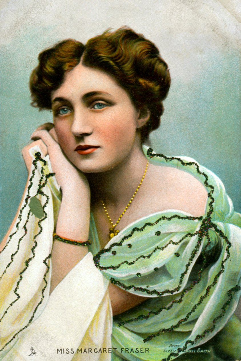 Margaret Fraser, oyuncu, 1906. by Lizzie Caswall Smith