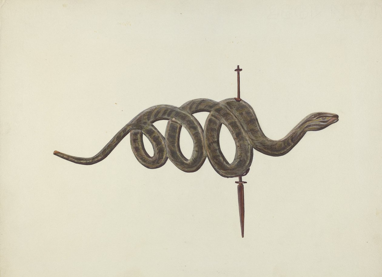 Yılan Rüzgar Gülü, c. 1938. by Lloyd Broome