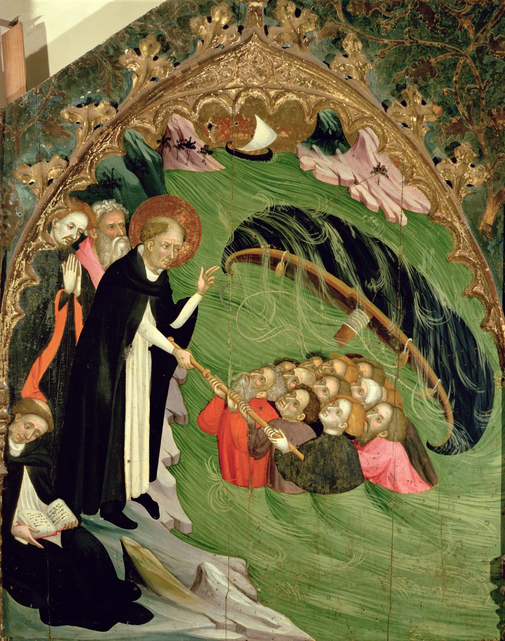 St. Dominic Batan Balıkçıları Boğulmaktan Kurtarmak, St. Claire Sunağı