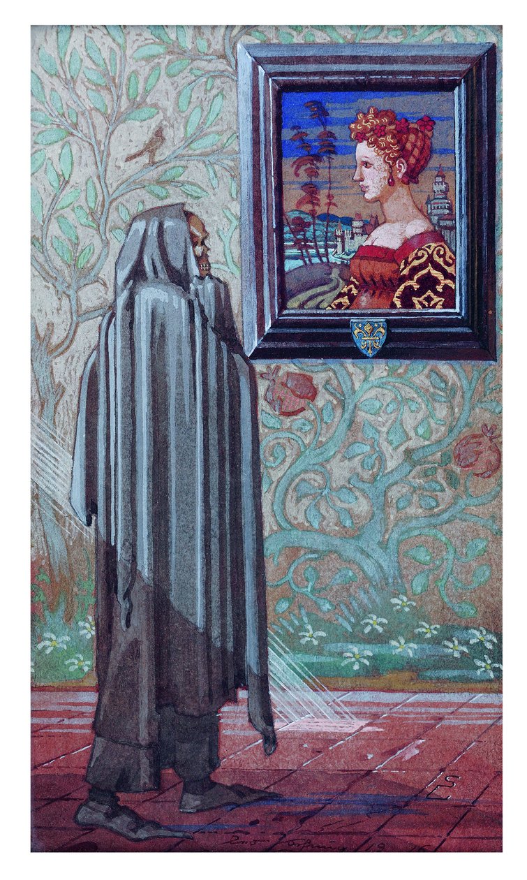 Kız ve Ölüm, 1916. by Léo Schnug