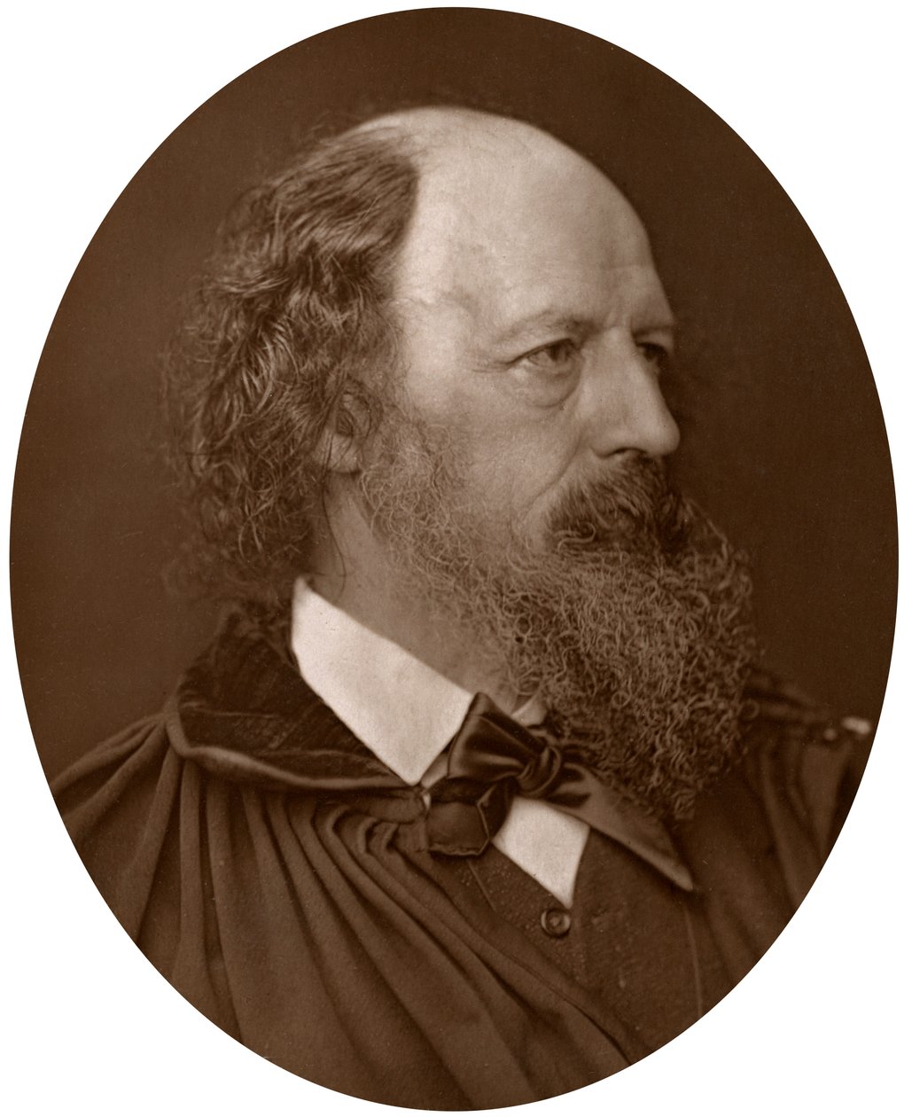 Alfred Tennyson, DCL, FRS, İngiliz Şair Ödüllü, 1883. by Lock and Whitfield