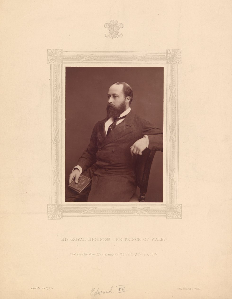 Ekselansları Galler Prensi (Edward VII) by Lock and Whitfield