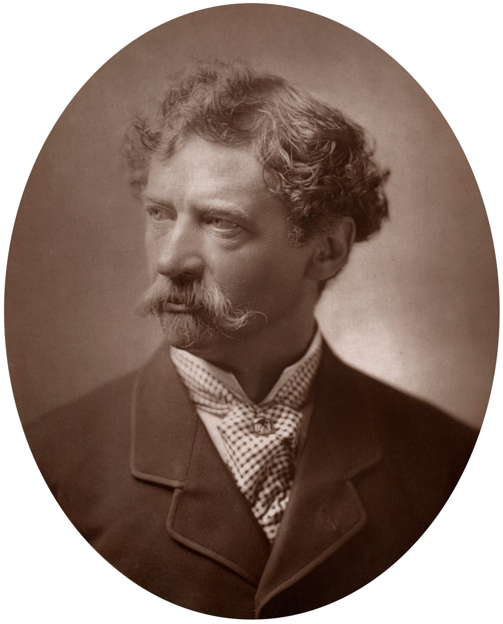Joseph Edgar Boehm, RA, İngiliz heykeltıraş, 1883. by Lock and Whitfield