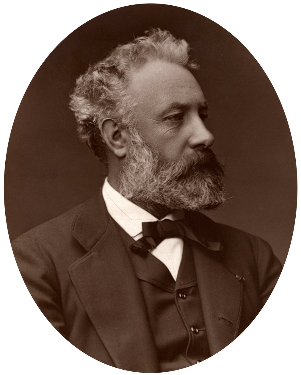 Jules Verne, Fransız romancı, 1877. by Lock and Whitfield