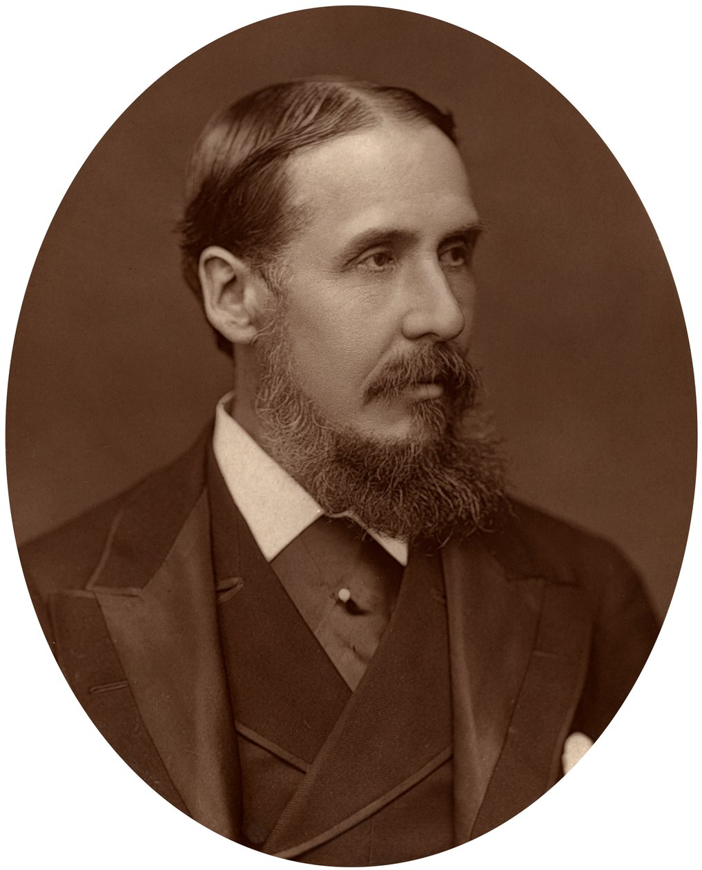 Sir Charles Rivers Wilson, şövalye, memur ve finansör, c 1880. by Lock and Whitfield
