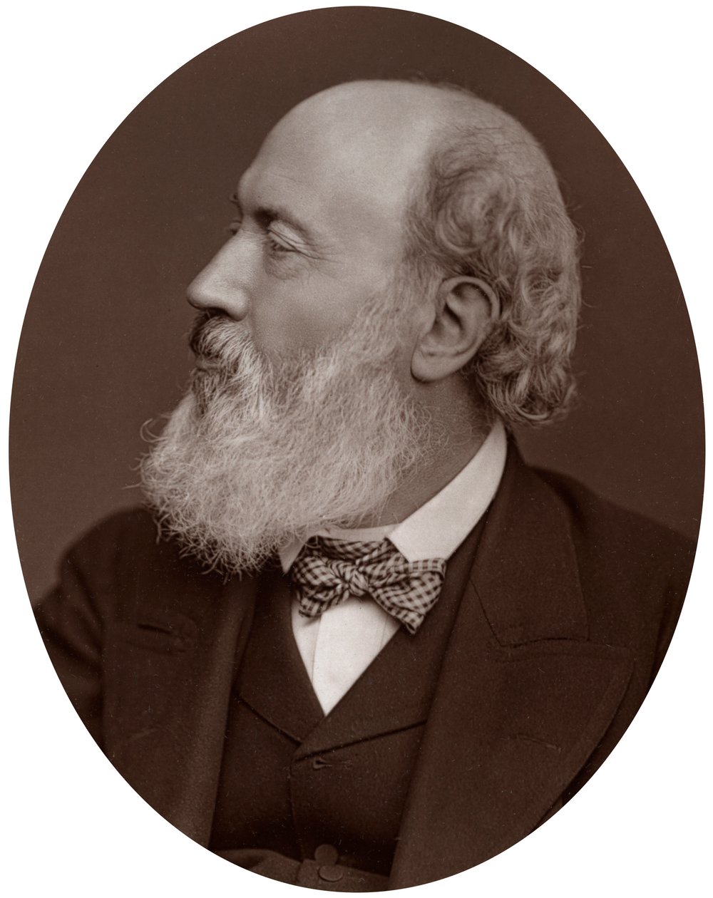 Sir John Gilbert, RA, Sulu Boyalarda Ressamlar Derneği Başkanı, 1877. by Lock and Whitfield