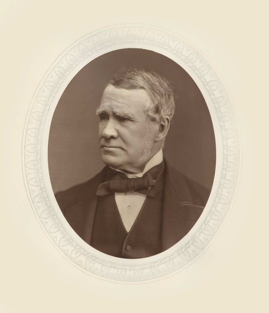 Sir John Hawkshaw bw fotoğraf by Lock and Whitfield
