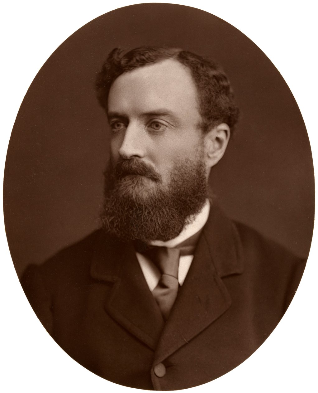 Sir Michael Hicks-Beach, Bart, Milletvekili, İrlanda Genel Sekreteri, 1876. by Lock and Whitfield