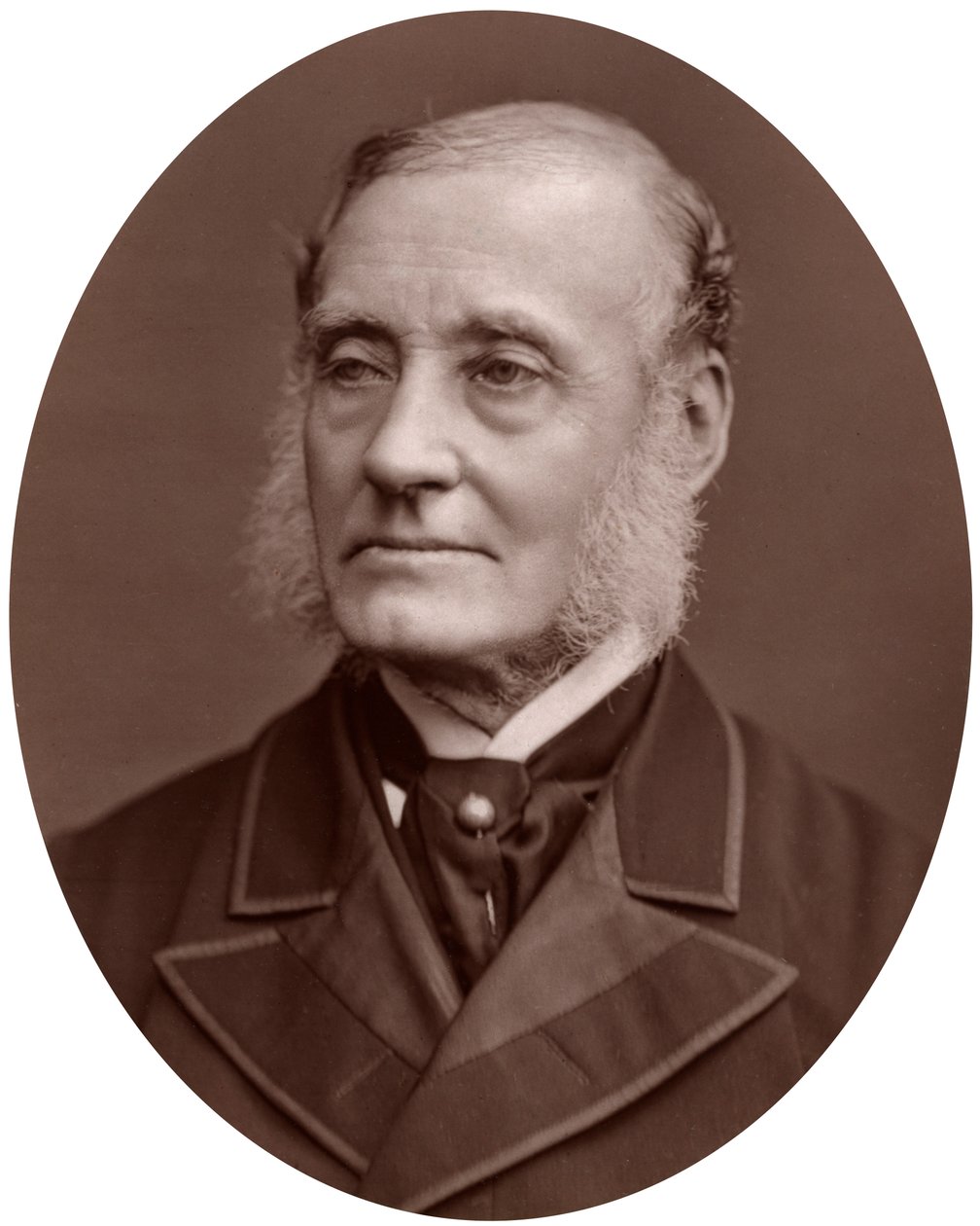 Sir Rutherford Alcock, İngiliz diplomat ve Kraliyet Coğrafya Derneği Başkanı, 1877. by Lock and Whitfield