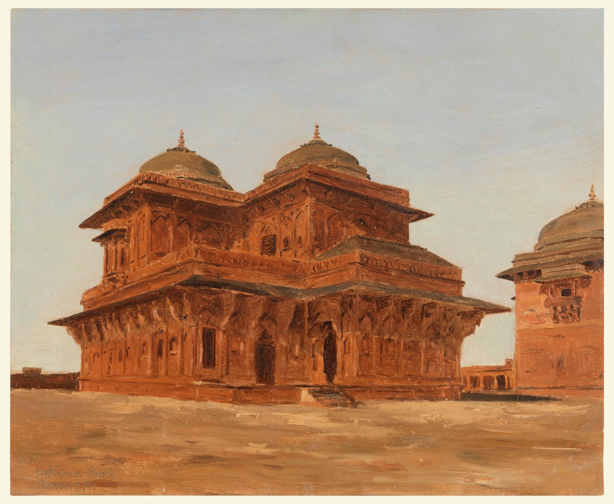 Fatehpur Sikri, Birbal Sarayı, Hindistan by Lockwood de Forest