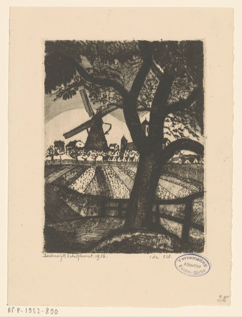 meyve bahçesi Le Fruitier (orijinal başlık) by Lodewijk Schelfhout (signed by artist)
