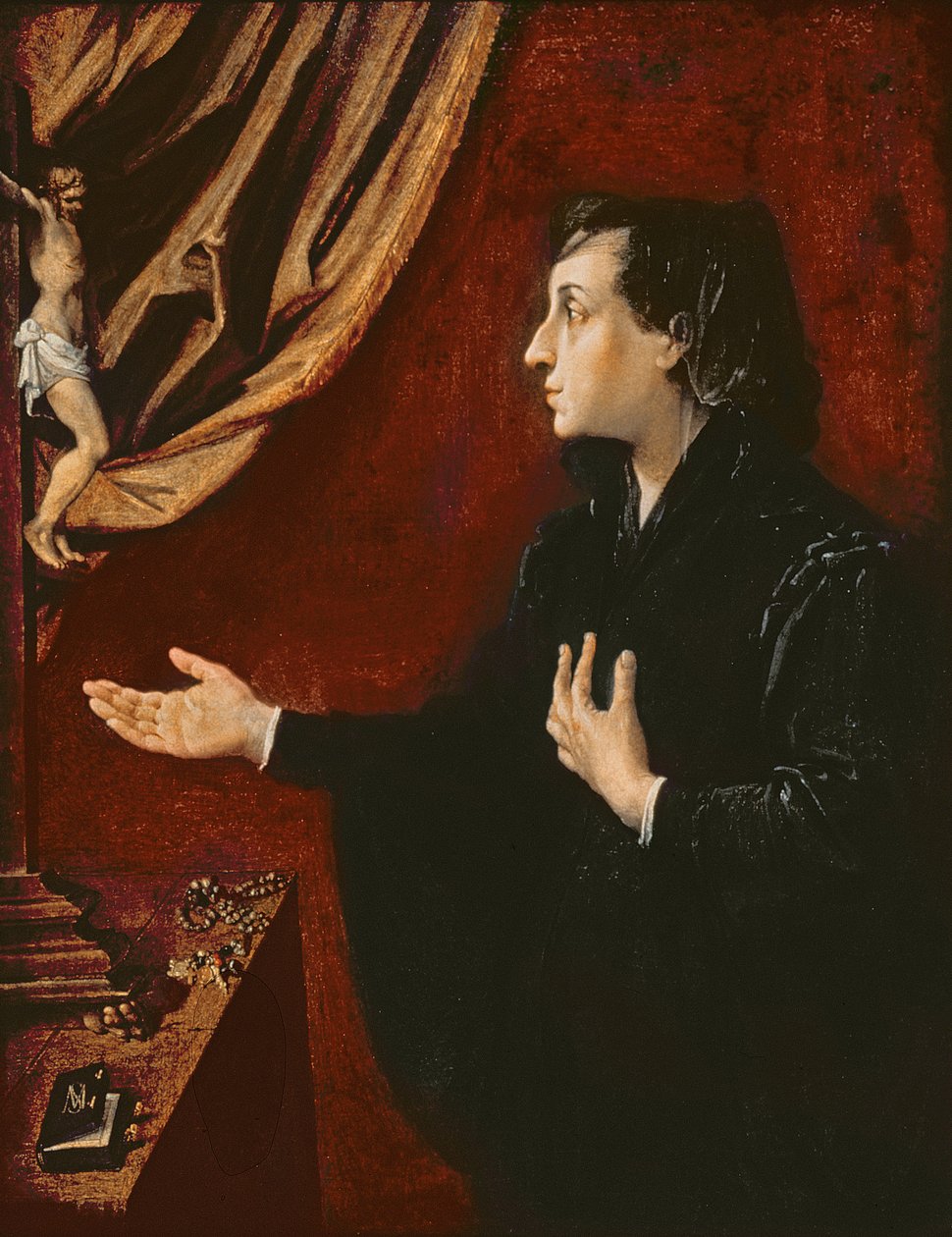 Bir Dul Portresi, c.1585 by Lodovico Carracci