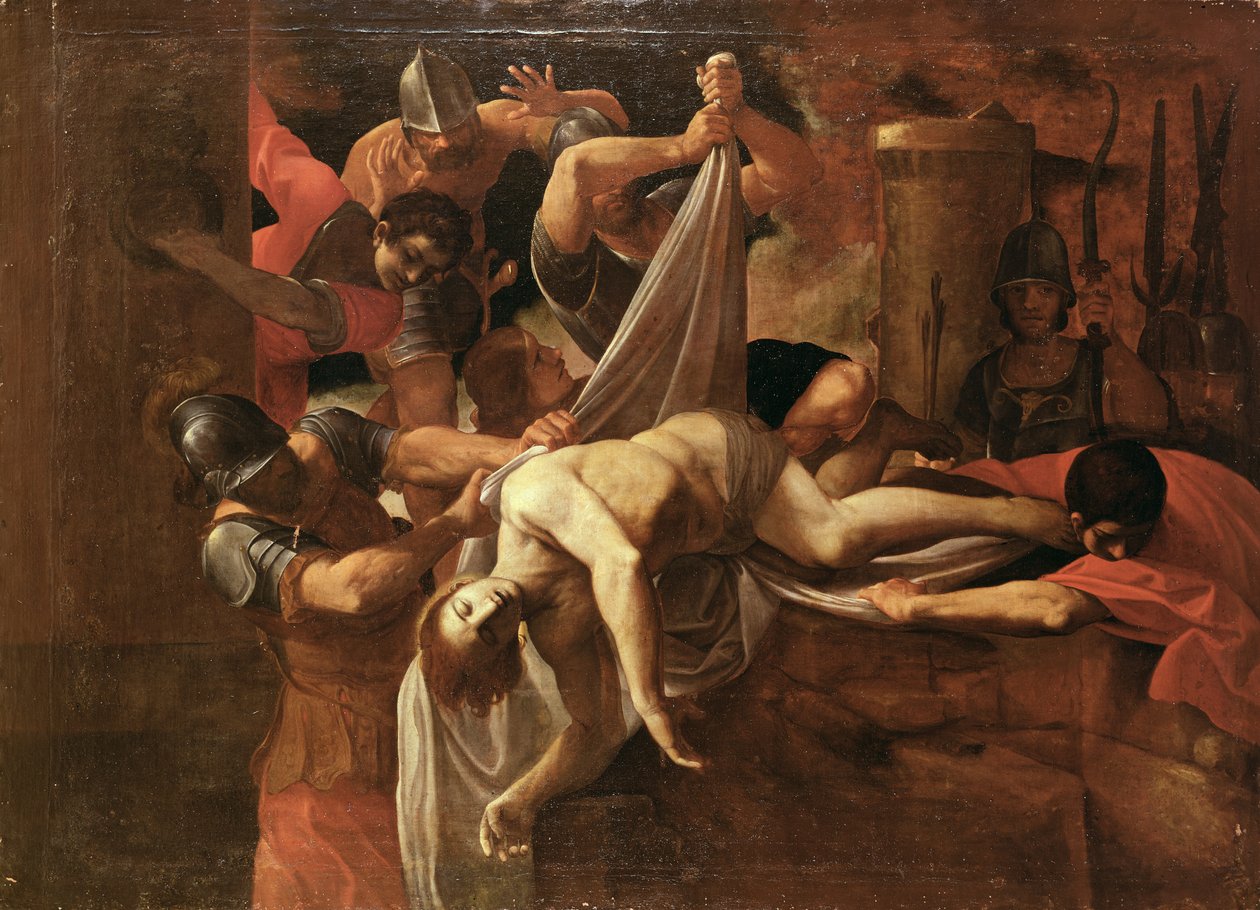 St Sebastian, askerler tarafından Cloaca Maxima
