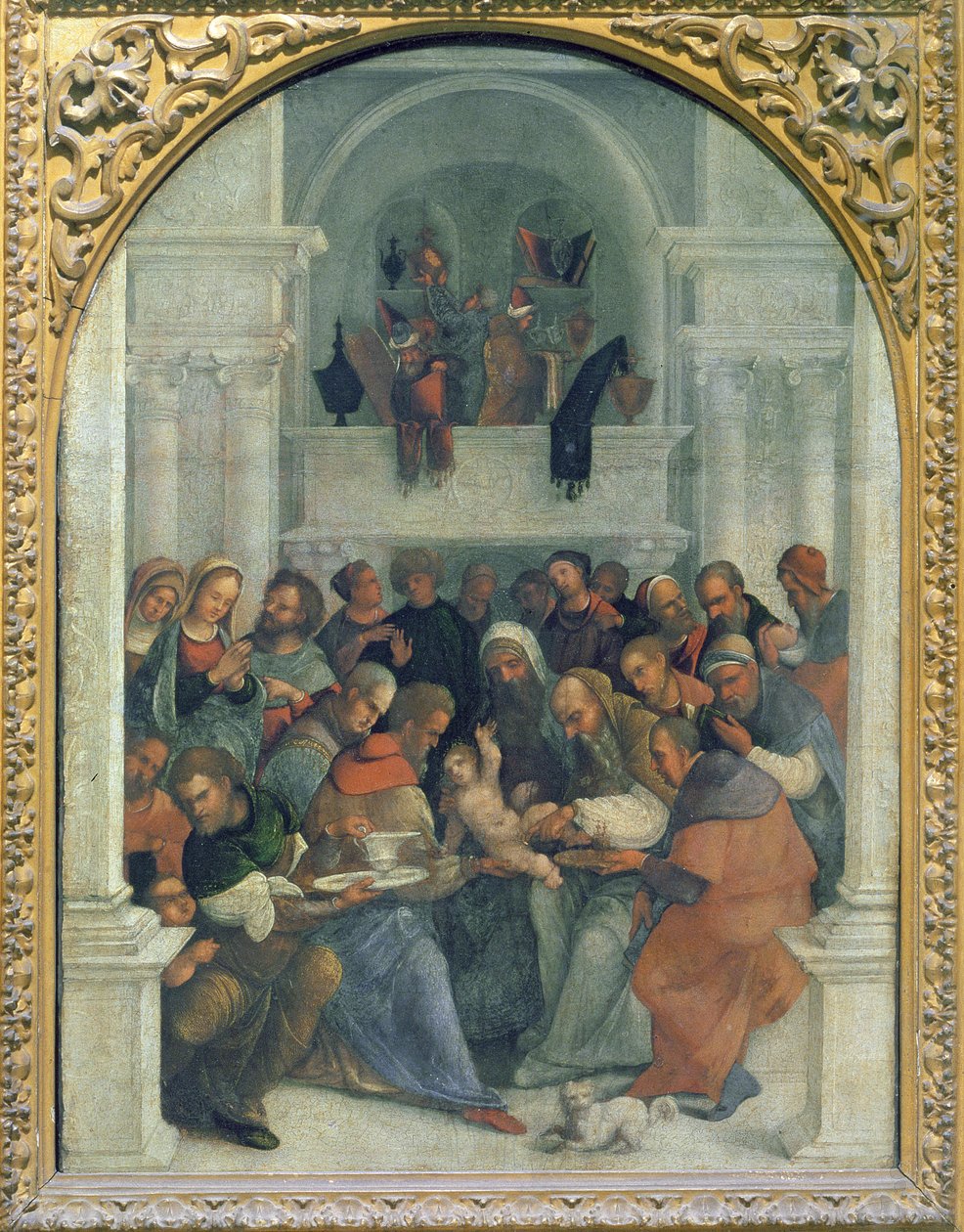 Sünnet (panel) by Lodovico Mazzolino