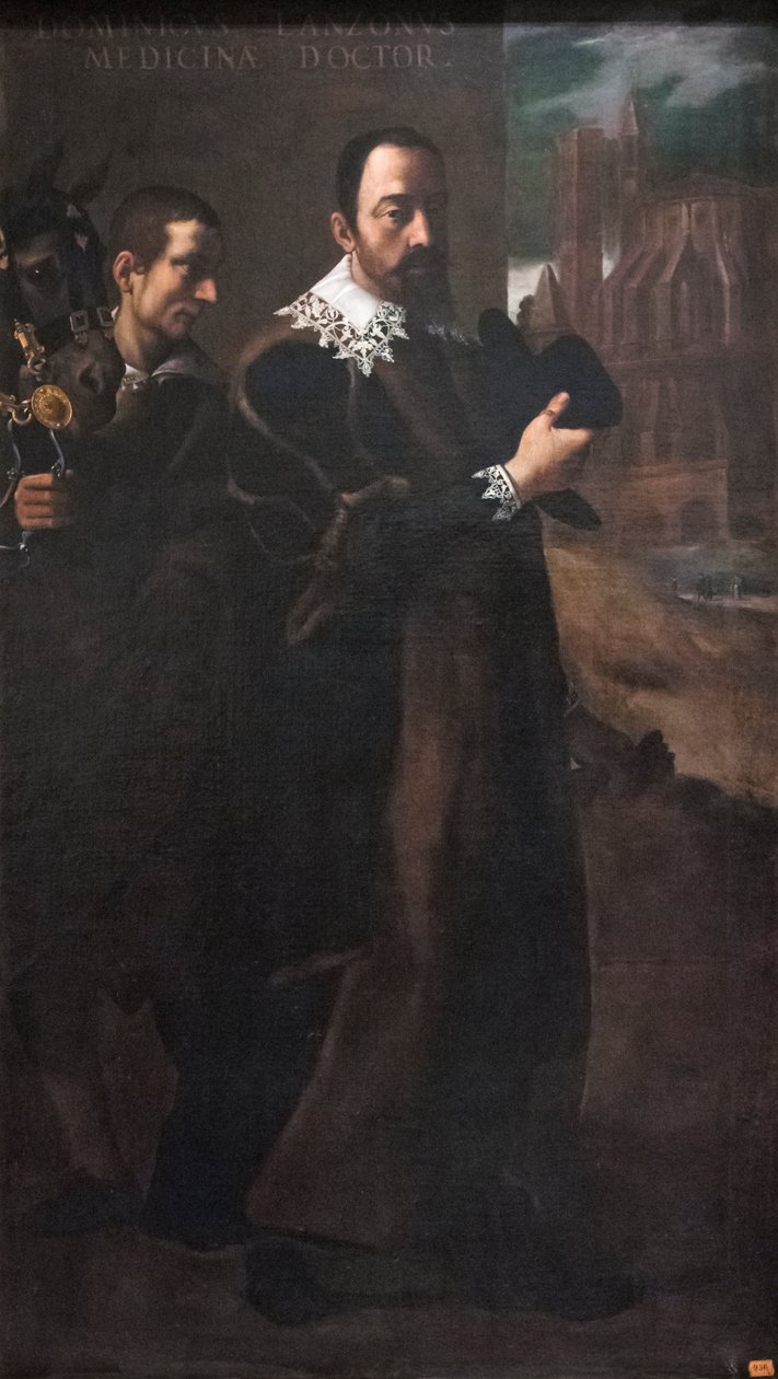 Domenico Lanzoni'nin Portresi (tuval üzerine yağlı boya) by Lodovico (attr. to) Carracci