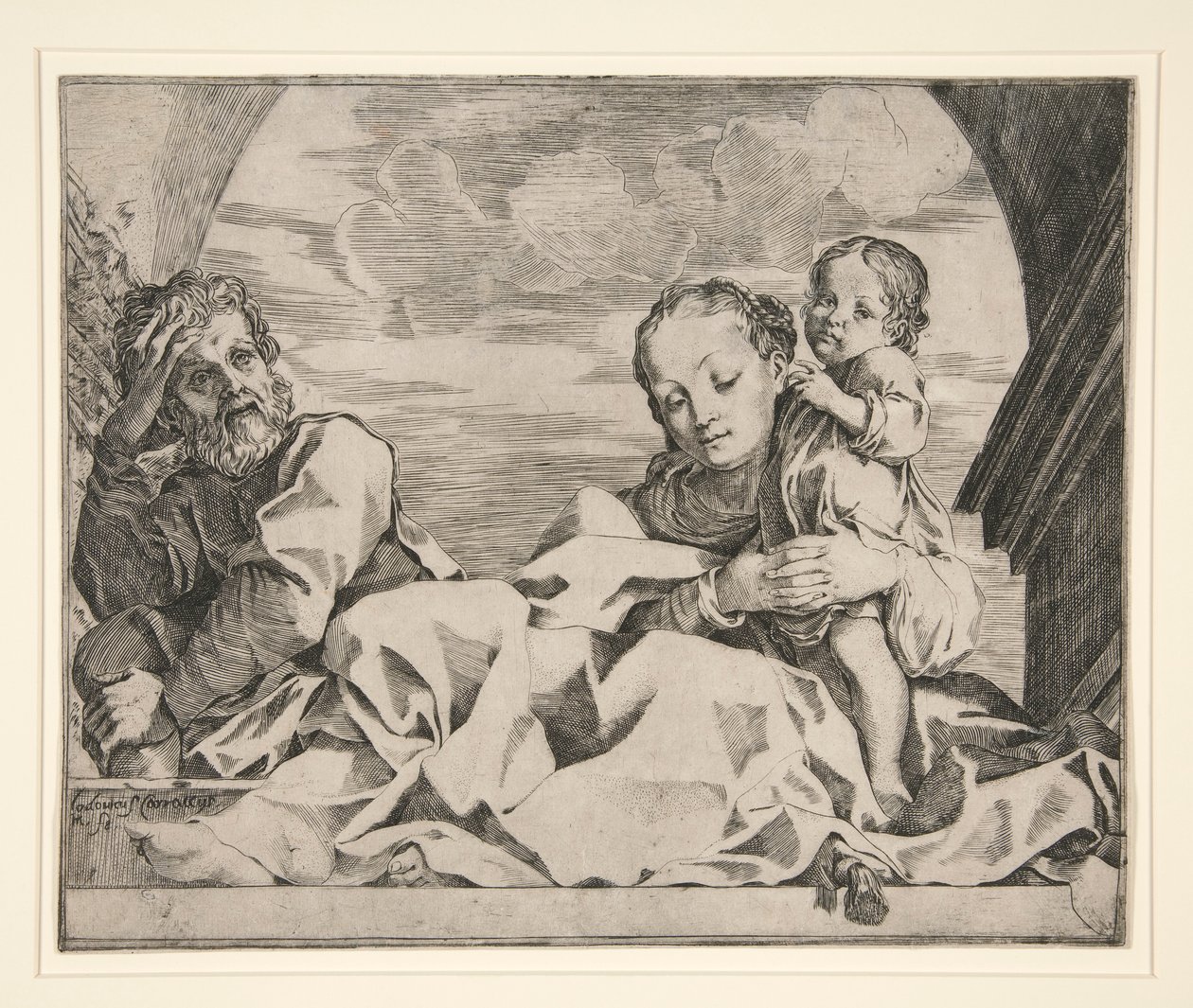 Kutsal Aile by Lodovico Carracci