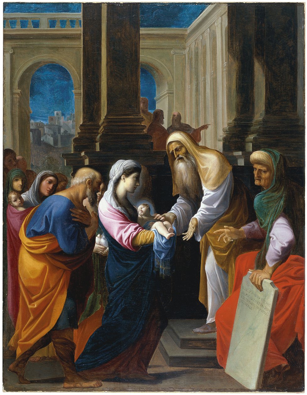 Tapınaktaki Sunum by Lodovico Carracci