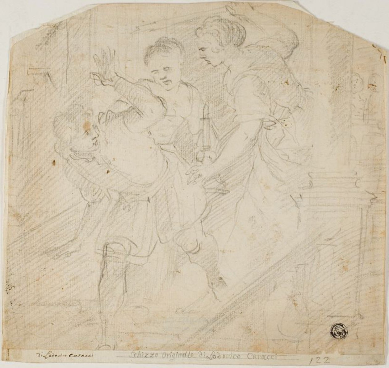 Bir Adamın Peşinde İki Kadın by Lodovico Carracci