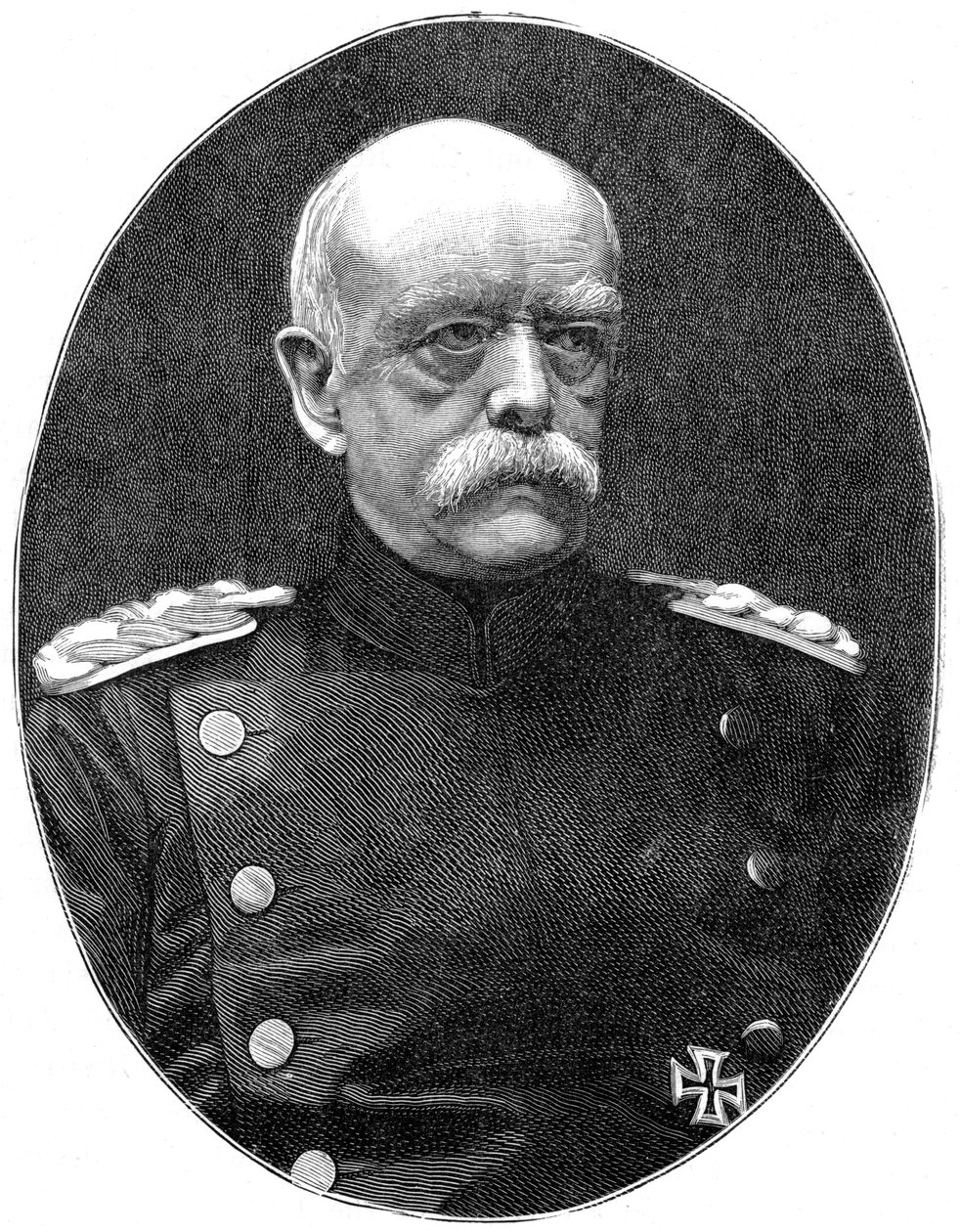 Otto von Bismark, 19. yüzyıl Alman devlet adamı, 1900. by Adolf Charlemagne