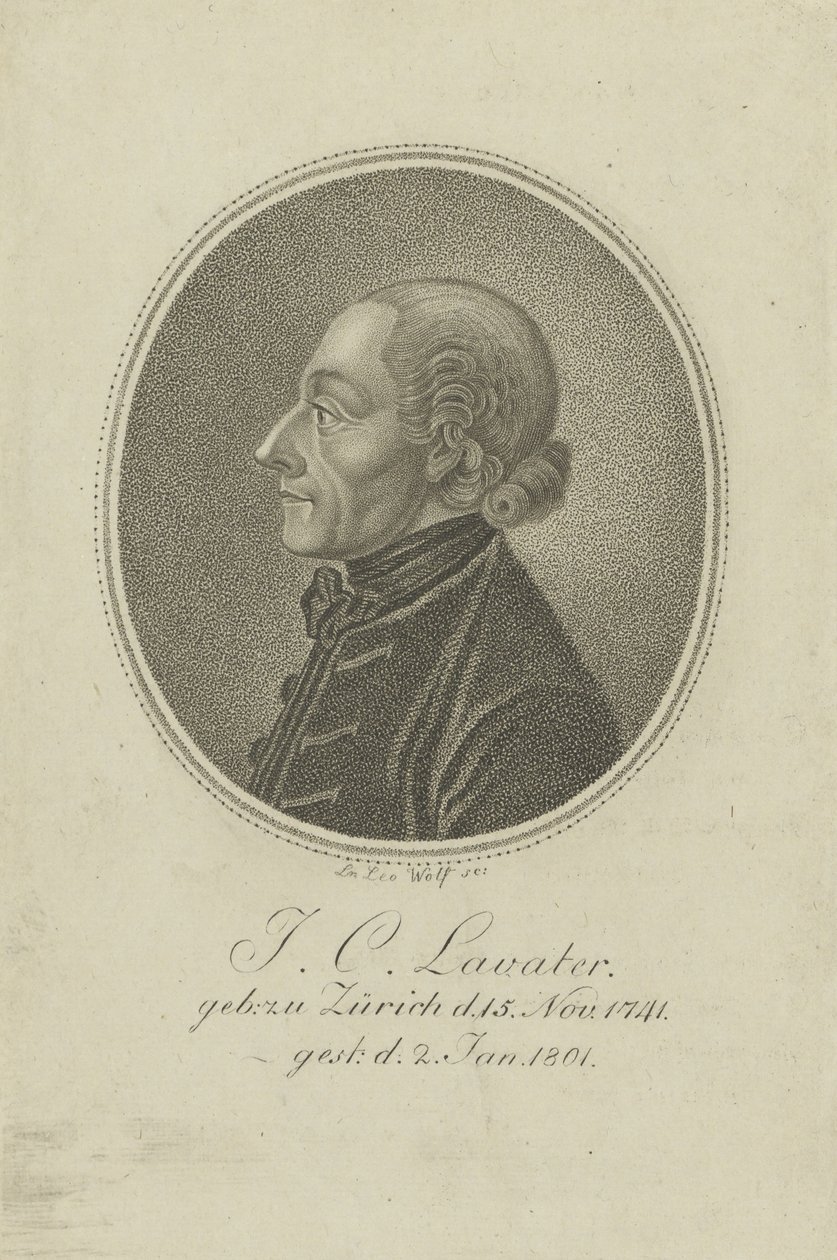 Şair ve fizyognomist Johann Kaspar Lavater
