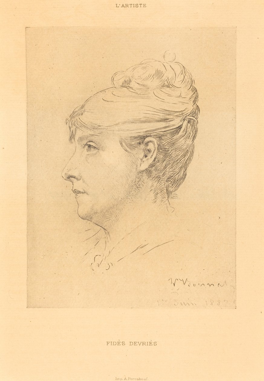 Fides Devries by Léon Bonnat