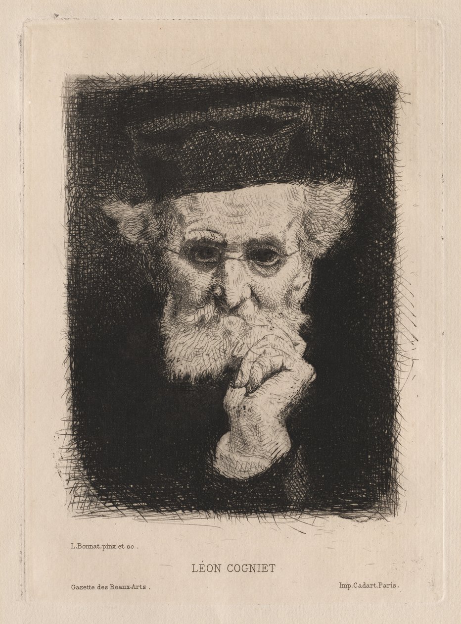 Leon Cogniet, 1881. by Léon Bonnat